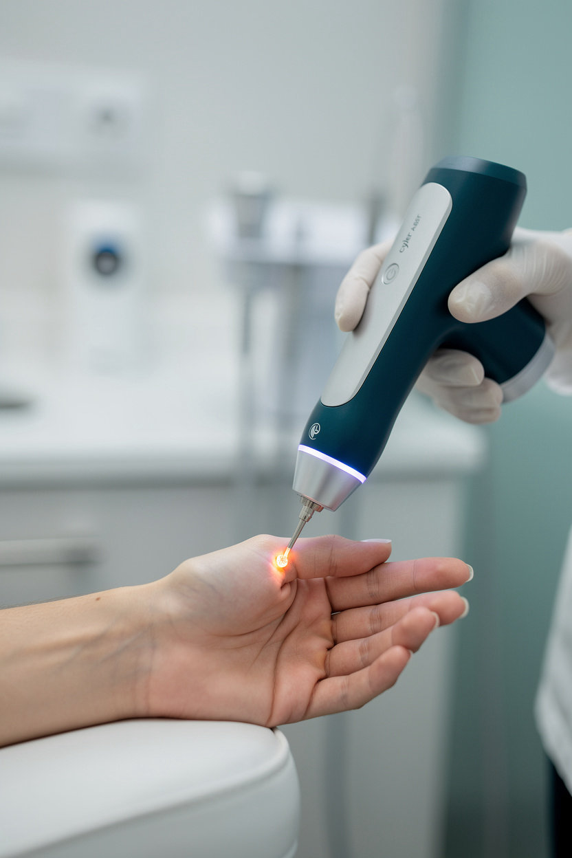 Jort Wart Removal Services cyber laser treatment technology and precision equipment